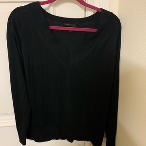 Silk cashmere black sweater from Banana Republic